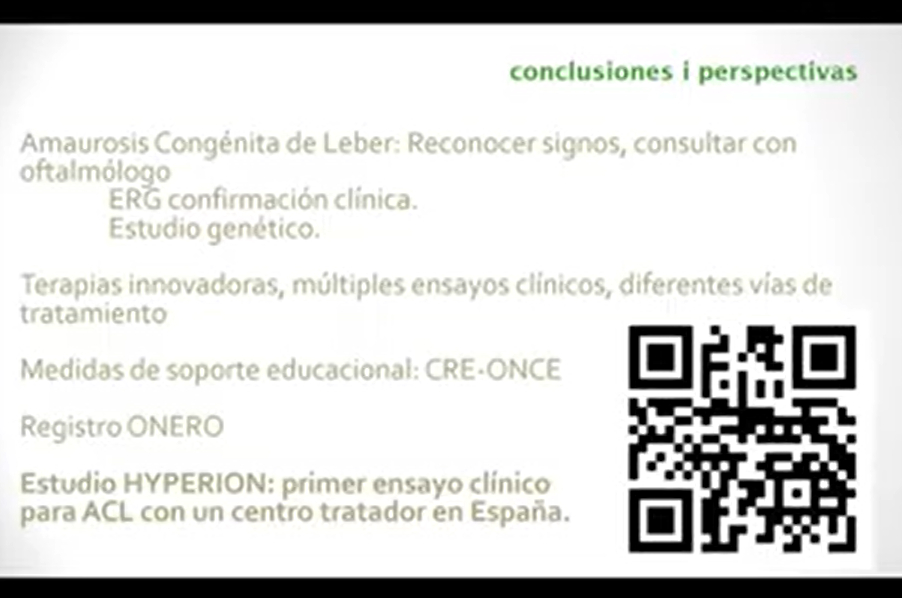 Disponible la grabación del webinar sobre Amaurosis Congénita de Leber (ONERO)